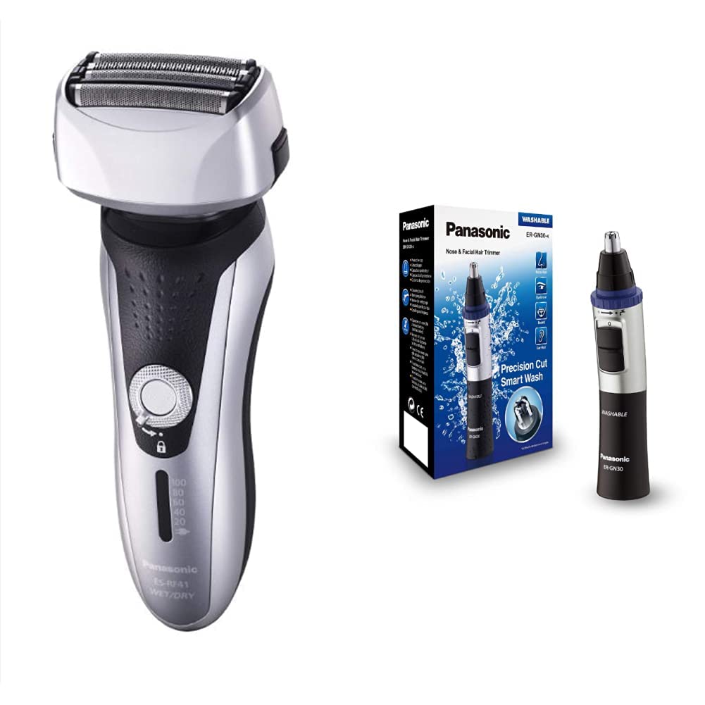 Panasonic Premium ES-RF31 Wet and Dry 4-Blade Electric Shaver for